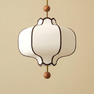 Lantern Oriental Cloth Pendant Light