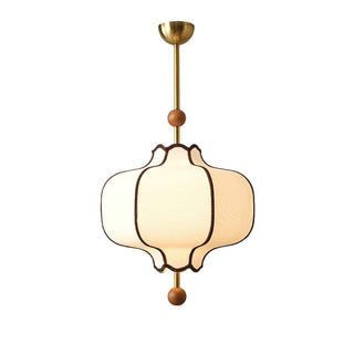 Lantern Oriental Cloth Pendant Light