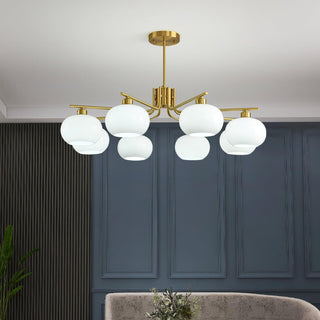 Larenta Contemporary Glass Chandelier