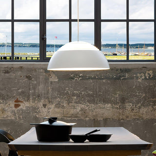 Large Bowl Wave Minimalist Acrylic Pendant Light