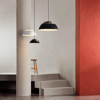 Large Bowl Wave Minimalist Acrylic Pendant Light
