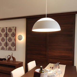 Large Bowl Wave Minimalist Acrylic Pendant Light