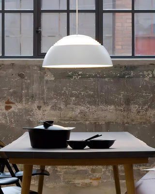 Large Bowl Wave Minimalist Acrylic Pendant Light