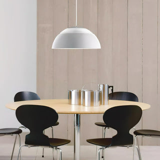Large Bowl Wave Minimalist Acrylic Pendant Light