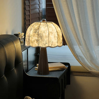 Lila Retro Fabric Table Lamp