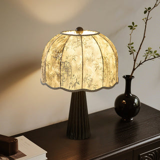 Lila Retro Fabric Table Lamp