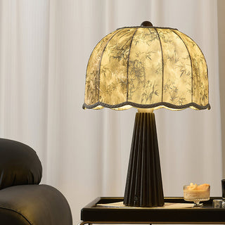 Lila Retro Fabric Table Lamp
