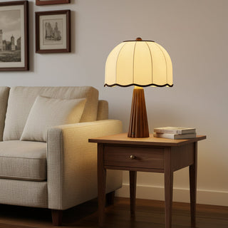 Lila Retro Fabric Table Lamp