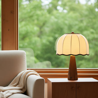Lila Retro Fabric Table Lamp