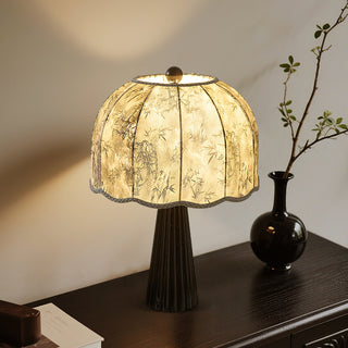 Lila Retro Fabric Table Lamp
