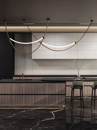 Elowen Modern Brass Pendant Light