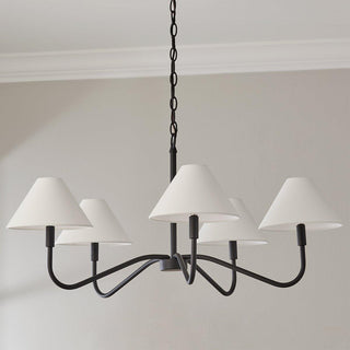Leila Luxury Fabric Chandelier