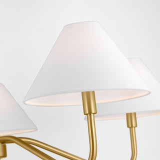 Leila Luxury Fabric Chandelier