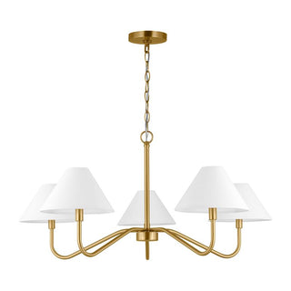 Leila Luxury Fabric Chandelier