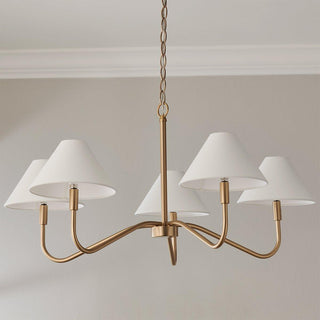Leila Luxury Fabric Chandelier