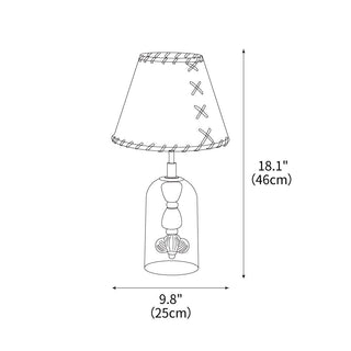 Lenny Bedside Modern Fabric Table Light