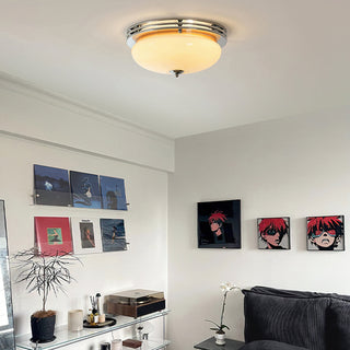 Cora Mid-Century Glass Ceiling Light