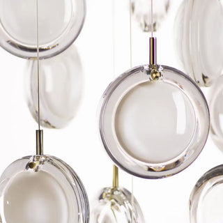 Round Modern Glass Pendant Light
