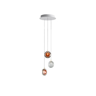 Round Modern Glass Pendant Light