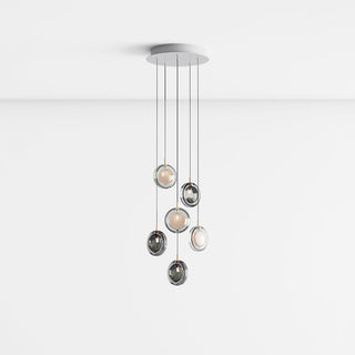 Round Modern Glass Pendant Light