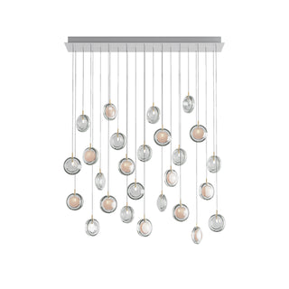Round Modern Glass Pendant Light