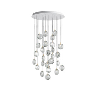 Round Modern Glass Pendant Light