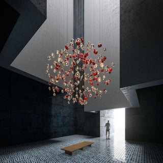 Round Modern Glass Pendant Light