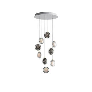 Round Modern Glass Pendant Light