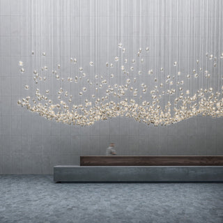 Round Modern Glass Pendant Light