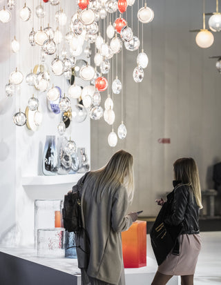 Round Modern Glass Pendant Light