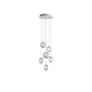 Round Modern Glass Pendant Light