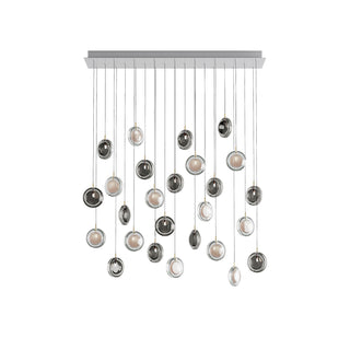 Round Modern Glass Pendant Light