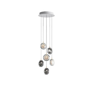 Round Modern Glass Pendant Light