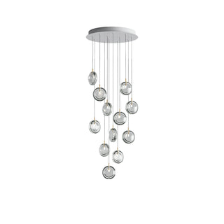 Round Modern Glass Pendant Light