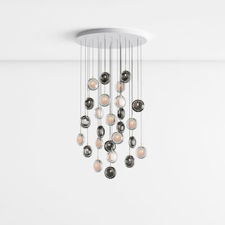 Round Modern Glass Pendant Light