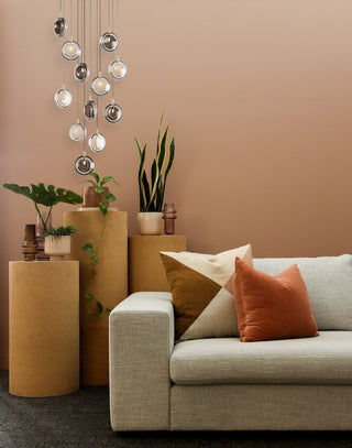 Round Modern Glass Pendant Light