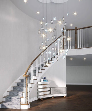 Round Modern Glass Pendant Light