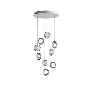 Round Modern Glass Pendant Light
