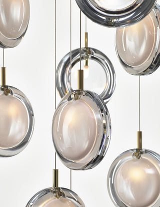 Round Modern Glass Pendant Light