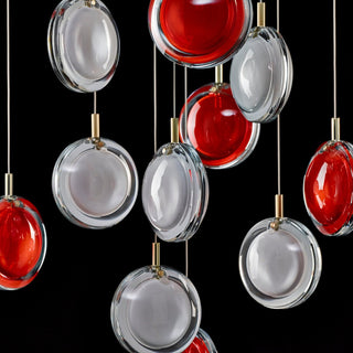 Round Modern Glass Pendant Light