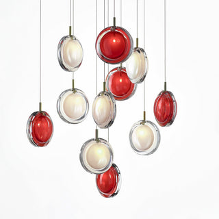 Round Modern Glass Pendant Light