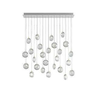 Round Modern Glass Pendant Light