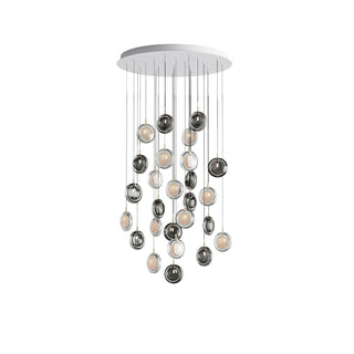 Round Modern Glass Pendant Light