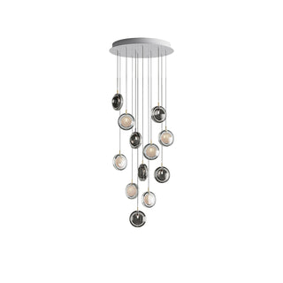 Round Modern Glass Pendant Light
