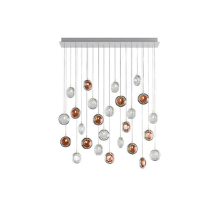 Round Modern Glass Pendant Light