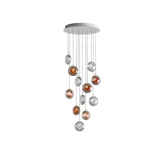 Round Modern Glass Pendant Light