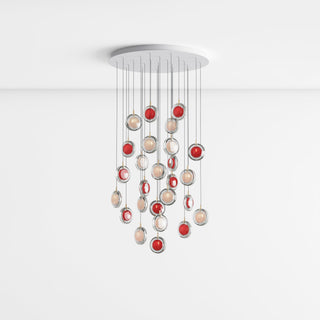 Round Modern Glass Pendant Light