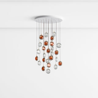 Round Modern Glass Pendant Light