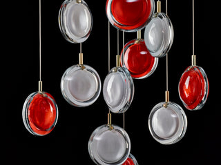 Round Modern Glass Pendant Light