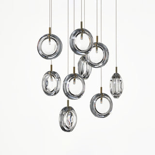 Round Modern Glass Pendant Light